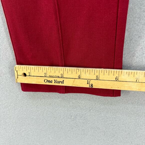 NWT J. Jill Pants Women's Size 4 Premium Bi-Stretch Cranberry Business Casual - Picture 6 of 14